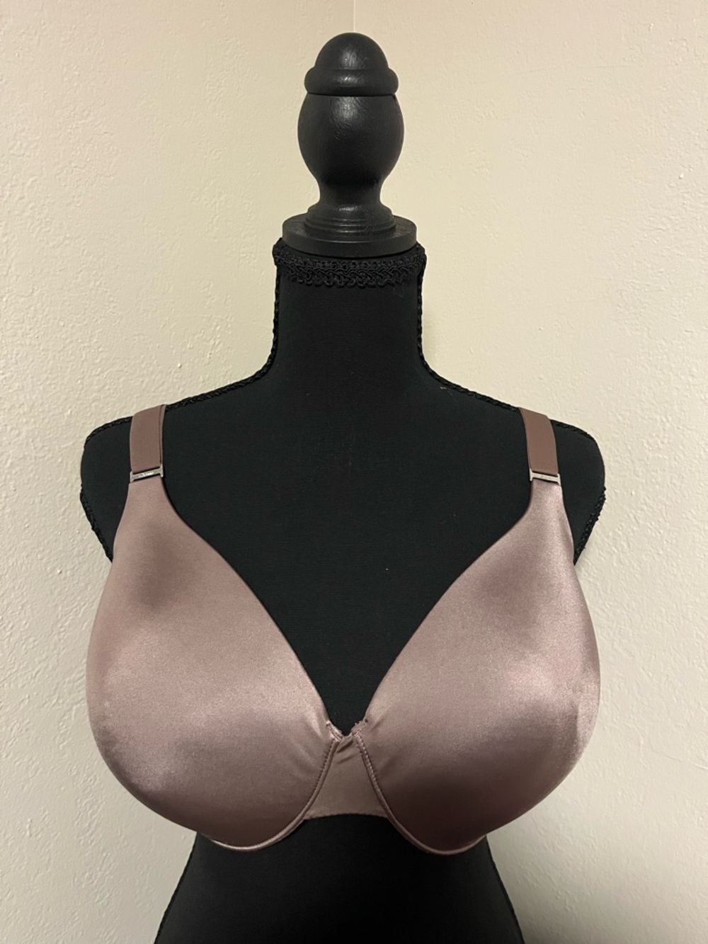 Closeout! Soma Nadine Satin Full-Coverage Brain Taupe Brown-36DD